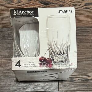 Anchor Hocking 17oz Drinking Glasses - Set of 4